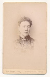 CDV kobieta fotografia wizytowa - 25400