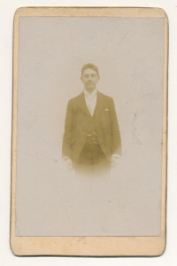 CDV mężczyzna fotografia wizytowa - 25411