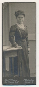 CDV kobieta fotografia wizytowa - 25419