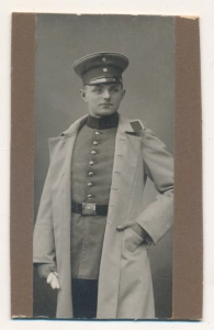 CDV żołnierz fotografia wizytowa - 25428
