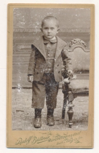 CDV chłopiec fotografia wizytowa - 25435