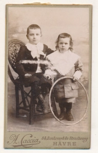 CDV dziecko fotografia wizytowa - 25444