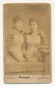 CDV kobiety fotografia wizytowa - 25460