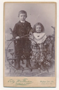 CDV dzieci fotografia wizytowa - 25469