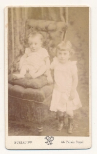 CDV dzieci fotografia wizytowa - 25470