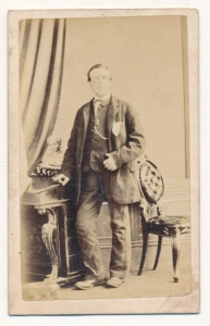 CDV mężczyzna fotografia wizytowa - 25476