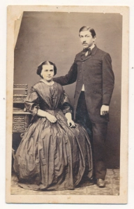 CDV kobieta mężczyzna fotografia wizytowa - 25478