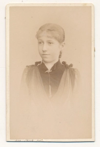 CDV kobieta fotografia wizytowa - 25483