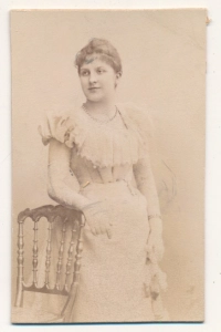 CDV kobieta fotografia wizytowa - 25485