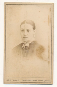 CDV kobieta fotografia wizytowa - 25493