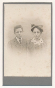 CDV kobieta mężczyzna fotografia wizytowa - 25510