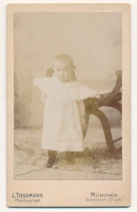 CDV dziecko fotografia wizytowa - 25537