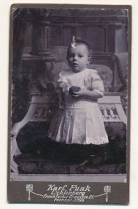 CDV dziewczynka fotografia wizytowa - 25542
