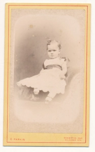 CDV dziecko fotografia wizytowa - 25556