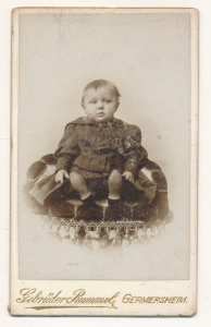 CDV dziecko fotografia wizytowa - 25579