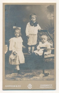 CDV dzieci fotografia wizytowa - 25592