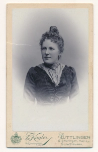 CDV kobieta fotografia wizytowa - 25598