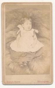 CDV dziecko fotografia wizytowa - 25628