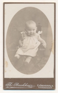 CDV dziecko fotografia wizytowa - 25634