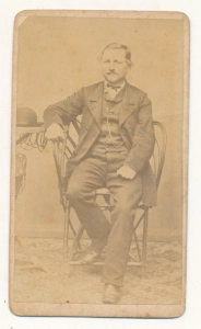 CDV mężczyzna fotografia wizytowa - 25649