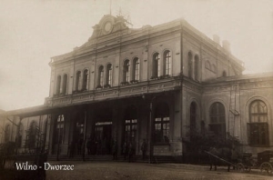 Wilno Dworzec kolejowy - Reprodukcja 5779