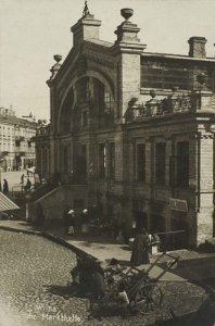 Wilno Rynek Hala - Reprodukcja 5774