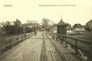 Mysłowice Most drewniany - Reprodukcja 6035