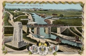 Mysłowice most kolejowy - Reprodukcja 6032