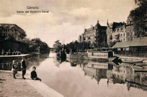 Gliwice widok na kanał - Reprodukcja 6061
