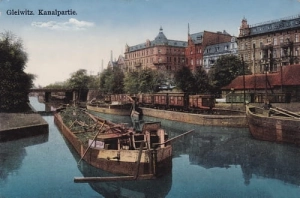 Gliwice widok na kanał - Reprodukcja 6059