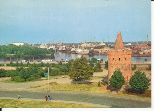 Szczecin port na Odrze baszta - 059200