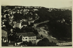 Cieszyn widok z zamku - Reprodukcja 6115