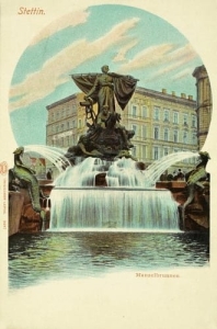 Szczecin Fontanna - Reprodukcja 6183