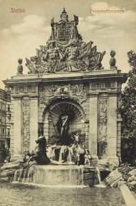 Szczecin Fontanna - Reprodukcja 6187