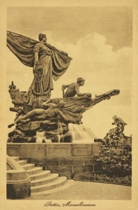 Szczecin Fontanna - Reprodukcja 6182