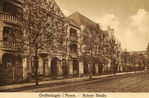 Gryfino Bahner strasse -Reprodukcja 6200