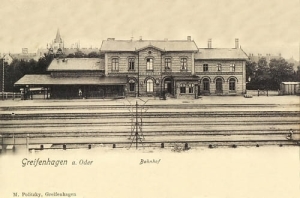 Gryfino Dworzec kolejowy -Reprodukcja 6197