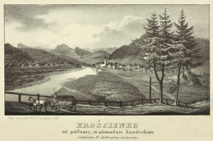 Krościenko Panorama - Reprodukcja 6227