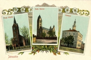 Jutrosin Ratusz kościół - Reprodukcja 6232