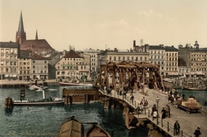 Szczecin Most Długi 1890r-Reprodukcja 6284
