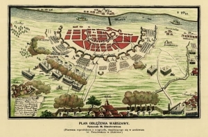 Warszawa Plan Oblężenia -Reprodukcja 6417