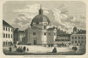 Warszawa Kościół Sakramentek - Reprodukcja 6391