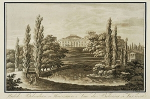 Warszawa Belweder - Reprodukcja 6375