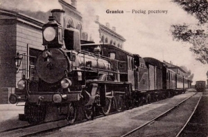 Granica - Pociąg Pocztowy - Reprodukcja 714