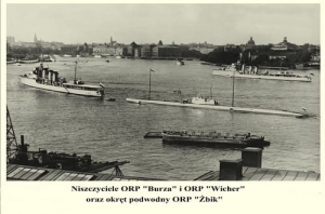 ORP Burza, Wicher i Żbik -Reprodukcja 6651