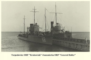 ORP Krakowiak i Generał Haller-Reprodukcja 6614
