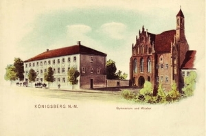 Chojna Liceum , Klasztor -Reprodukcja 6682