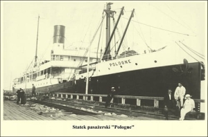 Statek Pologne -Reprodukcja 6799