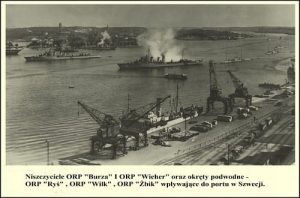 ORP Burza, Wicher, Żbik, Rś,Wilk -Reprodukcja 6736