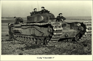 Czołg Churchil I-Reprodukcja 6874